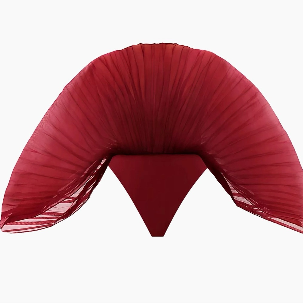 Sombra Fanned Organza Bodysuit